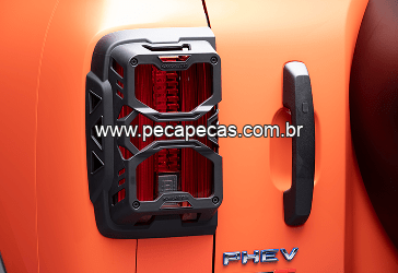 Moldura da lanterna traseira