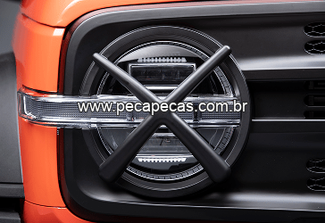 Moldura do farol dianteiro