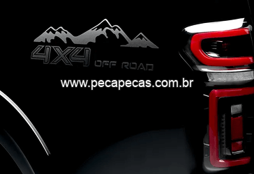 Adesivo Off‑Road 4x4 branco