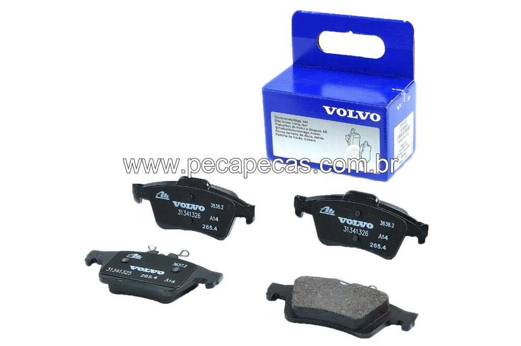 JOGO PASTILHAS FREIO TRASEIRO