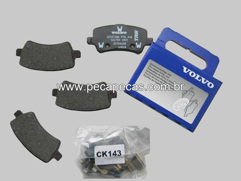 JOGO PASTILHAS FREIO TRASEIRO